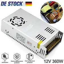 Schaltnetzteil DC 12V 30A 360W Netzteil LED Adapter Trafo Power Transformator
