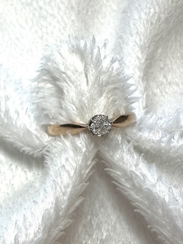 Ring mit brillant 585er - brillant,