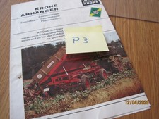 2 Prospekte Krone Kipper und