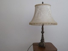 Tischlampe Bronze, antik/ Jugendstil