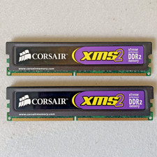 2x 2GB Corsair XMS2 DDR2 RAM – 800MHz PC2-6400 CL5 – Dual Kit – Vintage