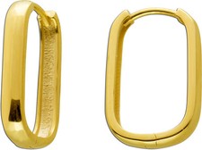 Ovale Creolen Gelbgold 333 8K