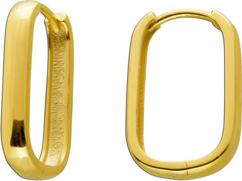 Ovale creolen gelbgold 333 - creolen, 8k