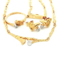 Lapponia Set 18K Collier Ring
