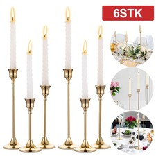 6x Kerzenhalter Goldener