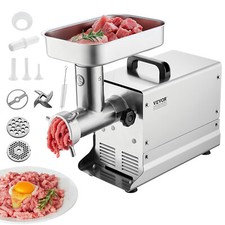 VEVOR Kommerzieller Elektrischer Fleischwolf 2,27kg/Min Wurstfüllmaschine 300W