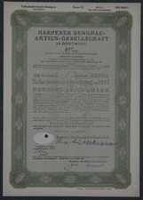 Harpener Bergbau-Aktien-Gesellschaft 1935  4,5 % Anleihe 100 RM Serie 46