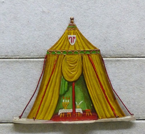 Zinnfigur zelt landknechte - 1,