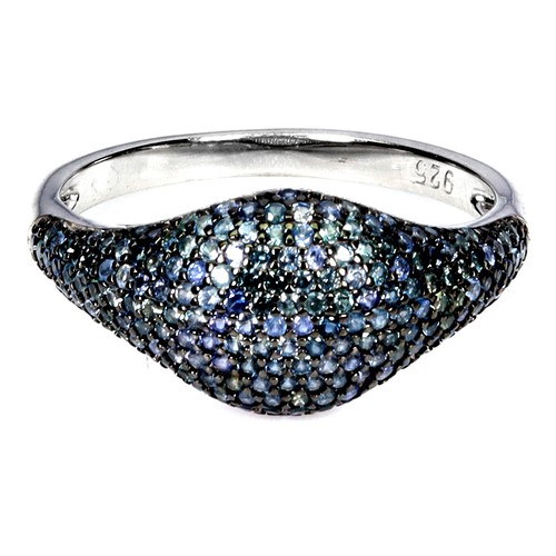 925 silberring blauer saphir - silberring,