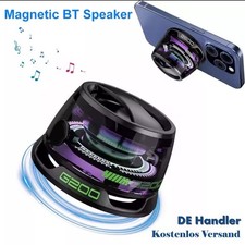 Magnetischer Mini-Bluetooth-Lautsprecher Tragbarer G200-Halter Drahtloser Blue #
