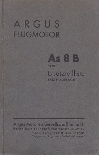 Argus flugmotor b serie - 8,