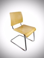 Arnold Bauhaus Collection Freischwinger -Rundrohr Stuhl aus Buche