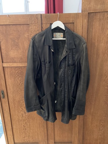 Vintage echt lederjacke - echt,