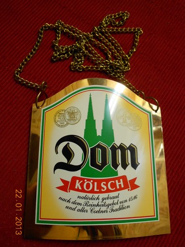 Dom kölsch zapfhahnschild - dom,