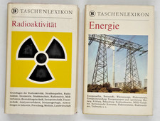 2x DDR Taschenlexikon Energie & Radioaktivität 1981 1982 ⚡ Technik 🔬 Sammler