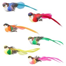 6 Stück Vogel Deko Figuren