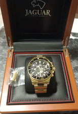 Jaguar Herrenuhr Chronograph goldfarben