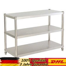 3 Böden Edelstahlregal Gastro