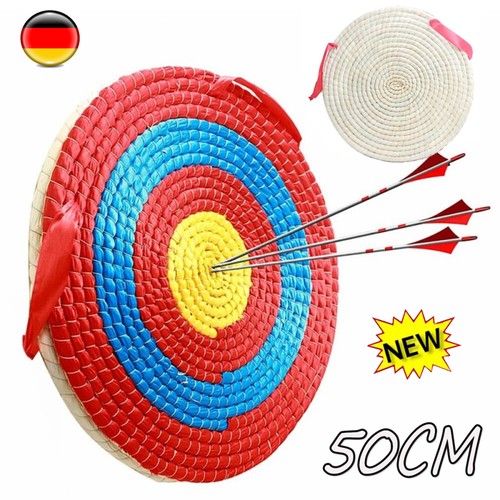 Strohzielscheibe ø50cm pfeile - strohzielscheibe,