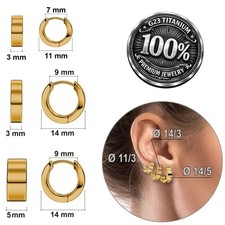 Titan klappcreolen unisex - titan,