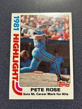 1982 topps pete rose - topps,