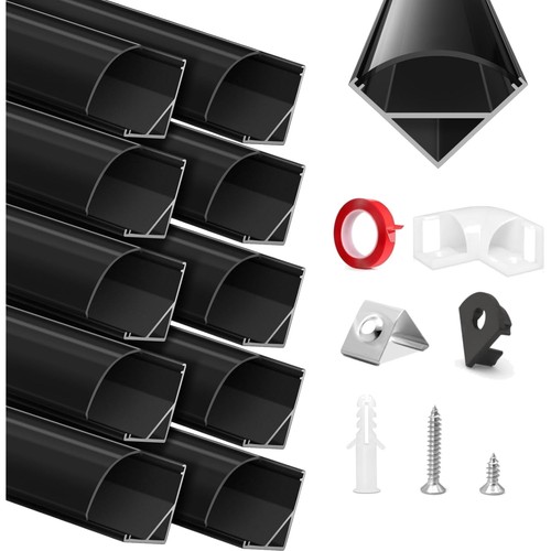Led profil form - v-form, alu