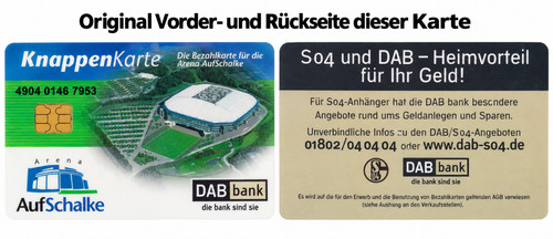 Knappenkarte schalke arena - knappenkarte,