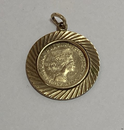 Anhänger nofretete gold - anhänger, 333