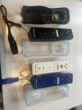 3 Wii Controller Set Remote mit Motion Plus Fernbedienung für Wii/U Handschlaufe