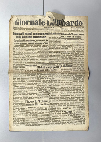 Giornale lombardo mai 1945 - giornale, 25.