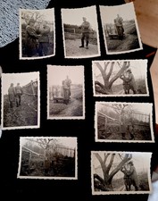 Konvolut 9 Fotos Soldat & Dame Wehrmacht WWII 1940 selten Originale WK2 Vintage