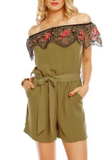 Women's Jumpsuit Overall Khaki