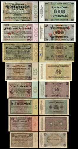 1000 rentenmark deutsche - 1000,