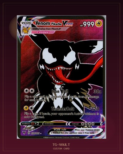 Venom pikachu vcos - venom, custom