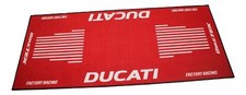 Ducati Motorradteppich, rot, 190 x 80cm