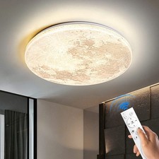 Led Mond Wandleuchte Dimmbar,Deckenlampe Wohnzimme rmit Fernbedienung Nachtlicht