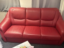 Hjort Knudsen 3 Sitzer , rot