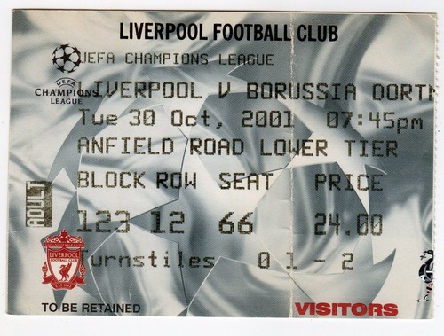 Ticket liverpool - ec, fc