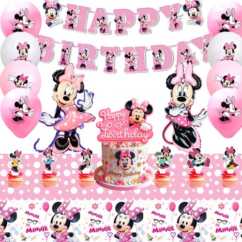 Minnie mouse geburtstags deko - minnie,