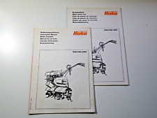 Ersatzteilliste Bedienungsanleitung Hakorette (5027) Original Hako Hausdruckerei