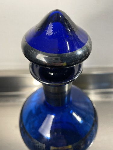 Karaffe kobalt blau murano - kobalt,