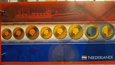 Niederlande 1999  Euro  Kursmünzensatz 1c-2€   in MÜNZRÄHMCHEN