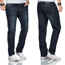 A. Salvarini Beppo Designer Herren Jeans Hose Basic Jeanshose Comfort Fit