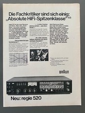 1975 braun regie 520 - braun, receiver