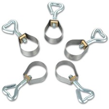 5x Klemmen für Vorzeltstangen