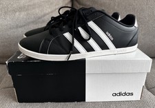 Halbschuh Turnschuh Sneaker Ballerina von Adidas, Gr. 40 2/3, Schwarz/Weiß/Rosa