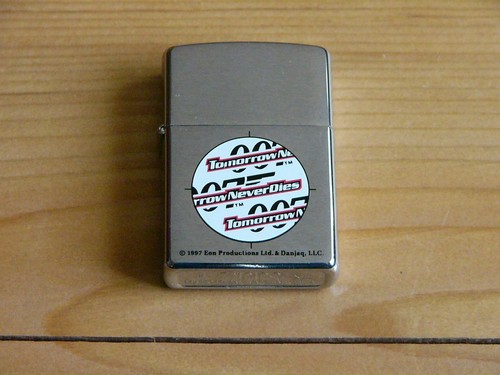 Zippo james bond tomorrow - james,