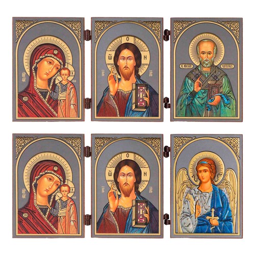 Christliche triptychon ikonen - christliche,