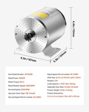 VEVOR 1800W Elektromotor