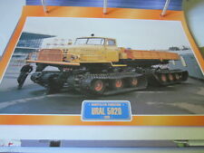 Super Trucks Baustellen LKW Russland Ural 5920, 1986 Kettenfahrzeug